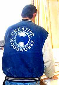 One of Steve's team members hard at work...